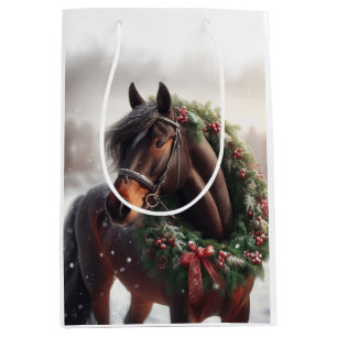 Mooi Bruin Paard Ruitersport Dierenliefde Medium Cadeauzakje