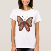 Mooi bruine vlinder t-shirt (Voorkant)