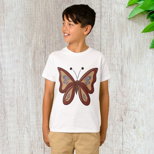 Mooi bruine vlinder t-shirt