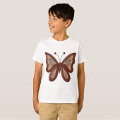 Mooi bruine vlinder t-shirt (Voorkant volledig)