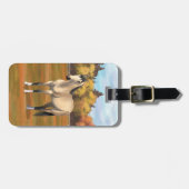 Mooi Buckskin Quarter Horse Bagagelabel (Voorkant horizontaal)