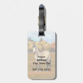 Mooi Buckskin Quarter Horse Bagagelabel (Achterkant verticaal)