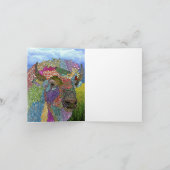Mooi Buffalo American Bison Wenskaart Kaart (Binnen)