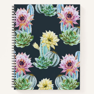 Mooi Cactus-patroon Notitieboek