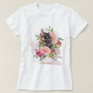 Mooi cadeau voor haar Perzische kat mam T-shirt