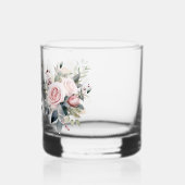 Mooi cadeau voor moeder Waterverf blush Rozen Whisky Glas (Links)