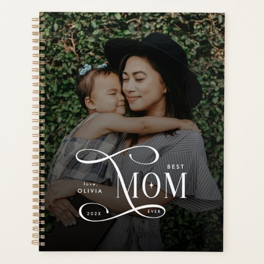 Mooi cadeau voor Moederdag: foto 'Beste moeder ooi Planner (Voorkant)