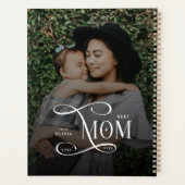 Mooi cadeau voor Moederdag: foto 'Beste moeder ooi Planner (Achterkant)
