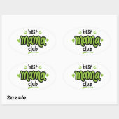 Mooi cadeau voor Moederdag Ovale Sticker (Vel)