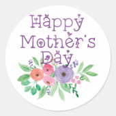 Mooi cadeau voor Moederdag Ronde Sticker (Voorkant)
