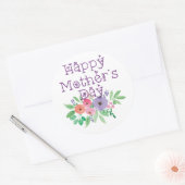 Mooi cadeau voor Moederdag Ronde Sticker (Envelop)