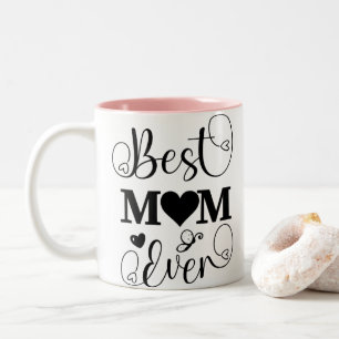Mooi cadeau voor Moederdag Tweekleurige Koffiemok