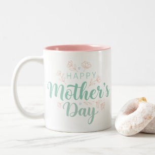 Mooi cadeau voor Moederdag Tweekleurige Koffiemok