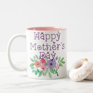 Mooi cadeau voor Moederdag Tweekleurige Koffiemok