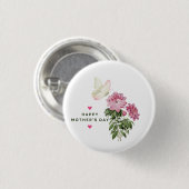 MOOI CADOE OP MOEDERDAG RONDE BUTTON 3,2 CM (Voorkant /achterkant)