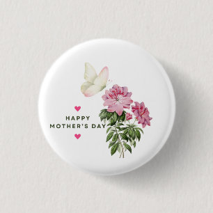 MOOI CADOE OP MOEDERDAG RONDE BUTTON 3,2 CM
