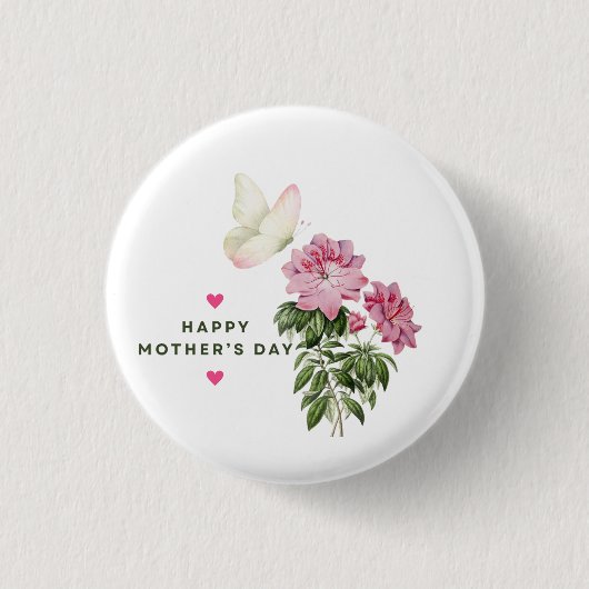 MOOI CADOE OP MOEDERDAG RONDE BUTTON 3,2 CM (Voorkant)