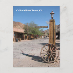Mooi Calico Ghost-Briefkaart! Briefkaart