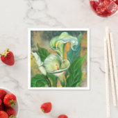 Mooi Calla Lily Flower Napkins Painting Servet (Insitu)