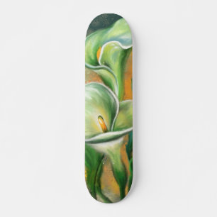 Mooi Calla Lily Flower Skateboard schilderen