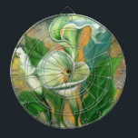 Mooi Calla Lily Flowers Dart Board Dartbord<br><div class="desc">Mooie Calla Lily Flowers MIGNED Painting Design</div>