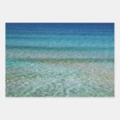 Mooi Calm Caribbean Zee Inpakpapier Vel (Voorkant 3)