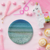Mooi Calm Caribbean Zee Papieren Bordje (Feest)