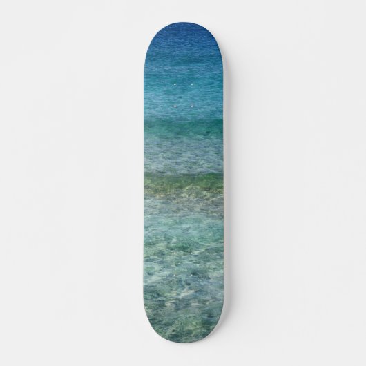 Mooi Calm Caribbean Zee Persoonlijk Skateboard (Voorkant)