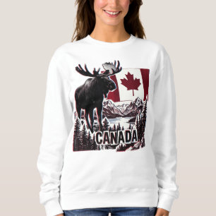 Mooi Canada. Canadese vlag. Canadese eland. Trui