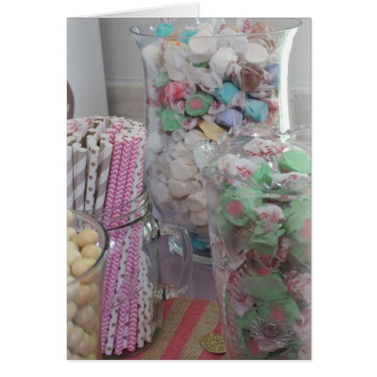 Mooi Candy Thema Kaart (Voorkant)