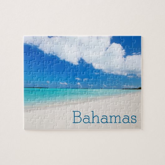 Mooi Caraïbisch strand Legpuzzel (Horizontaal)