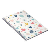 Mooi Cartoon Lucht Notitieboek (Rechterzijde)