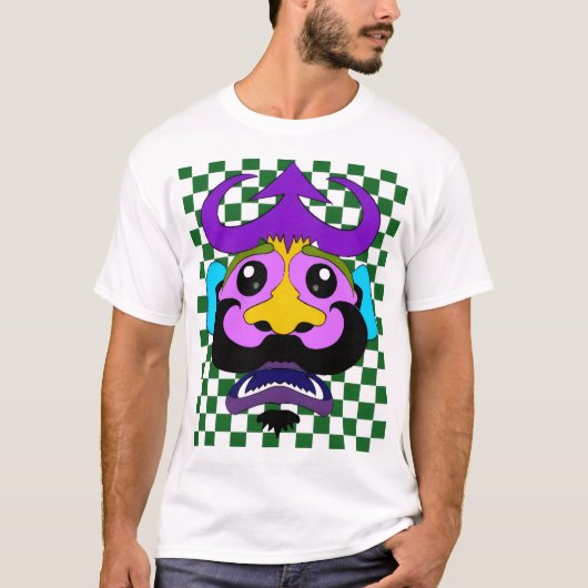 Mooi cartoon ontwerp cool ogende T-shirt (Voorkant)