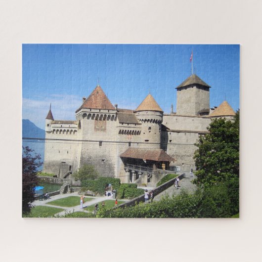 Mooi Castle Chillon Legpuzzel (Horizontaal)