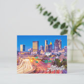 Mooi centrum Atlanta, Georgia, Verenigde Staten Briefkaart (Staand voorkant)