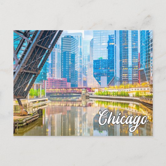 Mooi centrum Chicago, Illinois, Verenigde Staten Briefkaart (Voorkant)