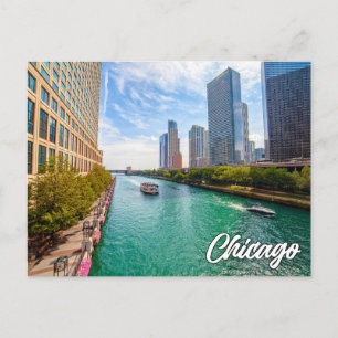 Mooi centrum Chicago, Illinois, Verenigde Staten Briefkaart