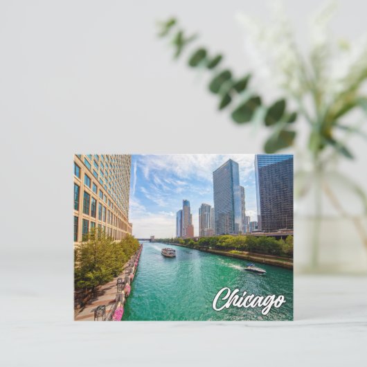 Mooi centrum Chicago, Illinois, Verenigde Staten Briefkaart (Staand voorkant)