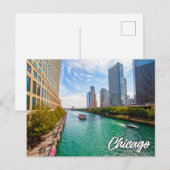 Mooi centrum Chicago, Illinois, Verenigde Staten Briefkaart (Voorkant / Achterkant)