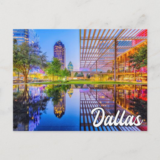 Mooi centrum Dallas, Texas, Verenigde Staten Briefkaart (Voorkant)
