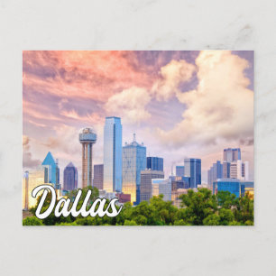 Mooi centrum Dallas, Texas, Verenigde Staten Briefkaart