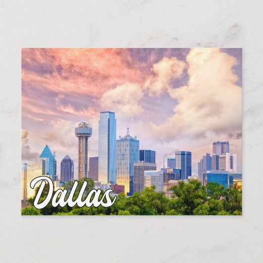 Mooi centrum Dallas, Texas, Verenigde Staten Briefkaart (Voorkant)