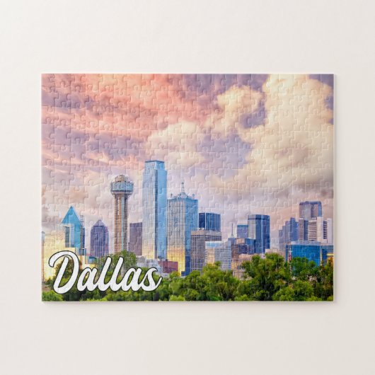 Mooi centrum Dallas, Texas, Verenigde Staten Legpuzzel (Horizontaal)