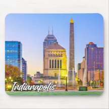 Mooi centrum van Indianapolis, Indiana, VS