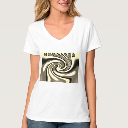Mooi chic kunstmode t-shirt (Voorkant)