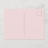 Mooi Chic Rode Bloemen Briefkaart (Achterkant)
