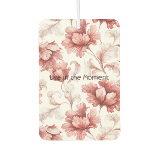 Mooi Chic Rode Bloemen Luchtverfrisser (Voorkant)