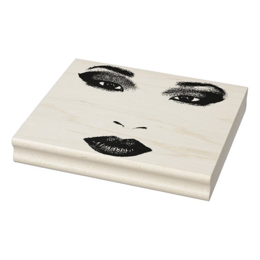 Mooi China meisje gezicht originele kunst Rubberstempel (Stempel)