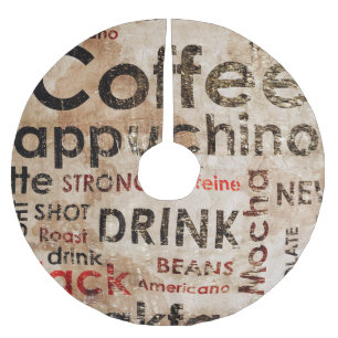 Mooi Coffee Espresso Cappucino-patroon Kerstboom Rok