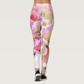 Mooi cool girly bloemenontwerp leggings (Achterkant)